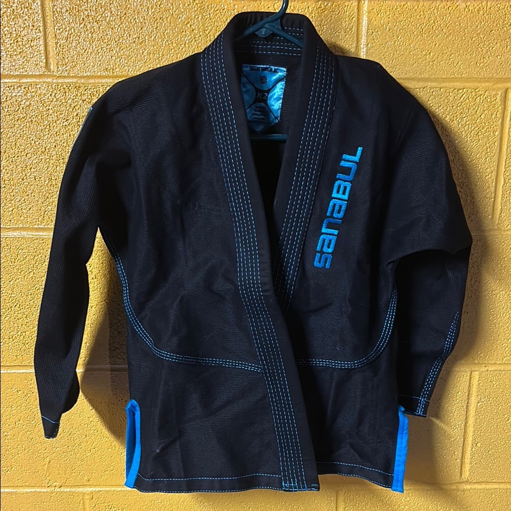 YOUTH Sanabul Black and Blue Jiu Jitsu Gi